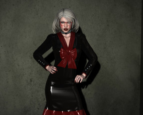 Картинка 3д+графика люди+ people блондинка фон взгляд девушка