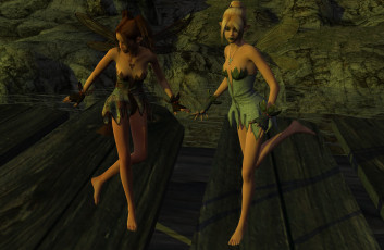 Картинка 3д+графика эльфы+ elves эльфийки взгляд грудь