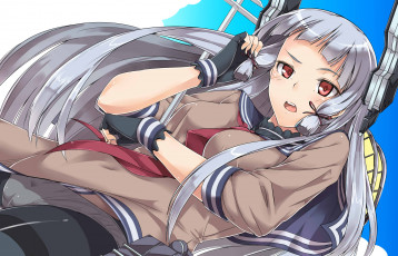 Картинка аниме kantai+collection neropaso kancolle murakumo kantai collection девушка