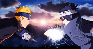 Картинка аниме naruto the last movie by devoiax shippuden uzumaki uchiha sasuke kunai doujutsu