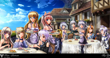 Картинка аниме pixiv+fantasia девушки арт keyboard000 lita pixiv fantasia существа