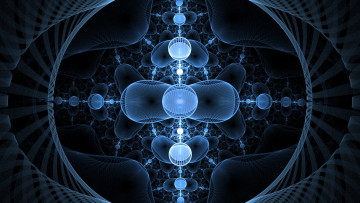 Картинка 3д+графика фракталы+ fractal узор цвета фон