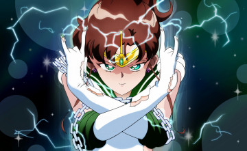 Картинка аниме sailor+moon гром молния воин девушка sailor jupiter