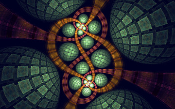 Картинка 3д+графика фракталы+ fractal цвета фон узор