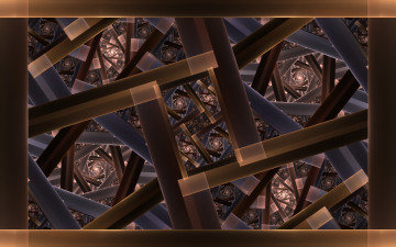 Картинка 3д+графика фракталы+ fractal фон узор цвета