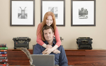 Картинка кино+фильмы castle nathan fillion molly quinn alexis