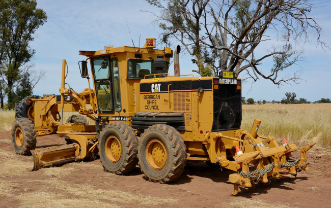 Обои картинки фото cat, техника, грейдеры, грейдер