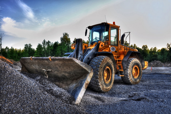 Обои картинки фото техника, фронтальные погрузчики, ковш, погрузчик, колесный