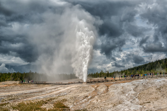 Обои картинки фото природа, стихия, плато, гейзер
