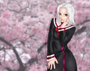 Картинка аниме unknown +другое девушка взгляд