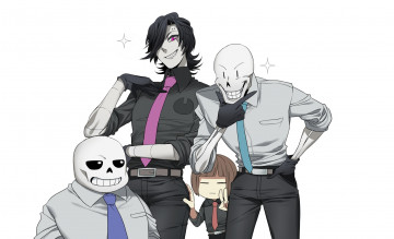 Картинка аниме животные +существа mettaton papyrus sans wadani hitonori frisk undertale
