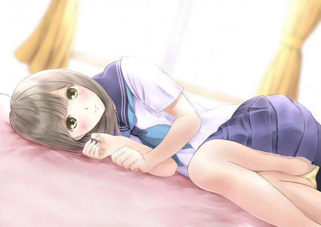 Обои картинки фото аниме, unknown,  другое, девочка, basyosyo