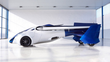 Картинка aeromobil автомобили -unsort самолёт ангар car