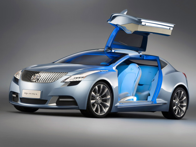 Обои картинки фото buick riviera concept 2007, автомобили, buick, 2007, concept, riviera