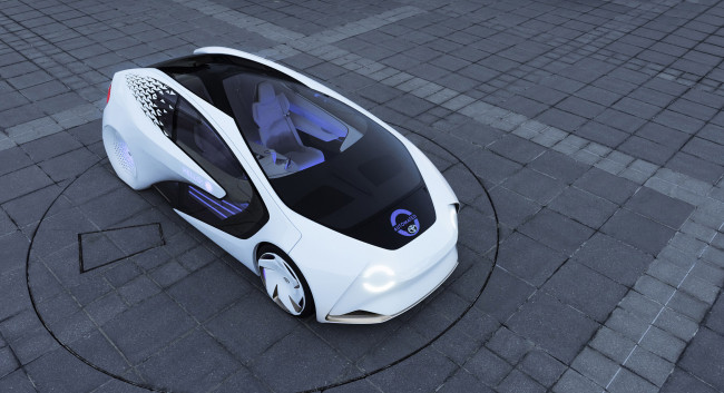 Обои картинки фото toyota concept-i univelis 2017, автомобили, toyota, 2017, univelis, concept-i