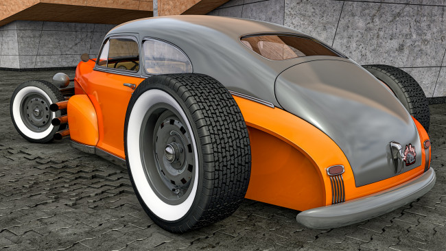 Обои картинки фото автомобили, 3д, фон, автомобиль