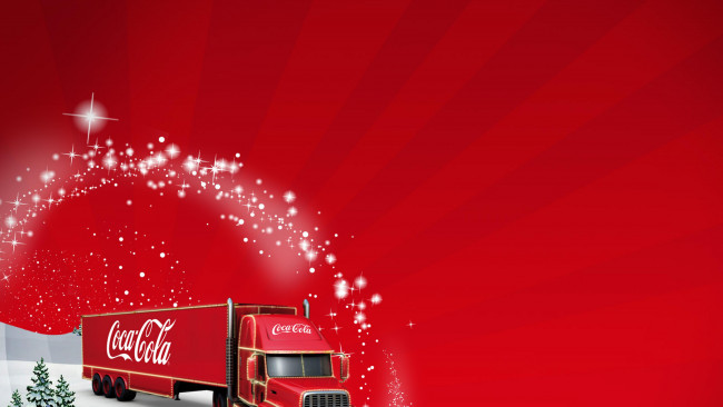 Обои картинки фото бренды, coca-cola, фон, автомобиль