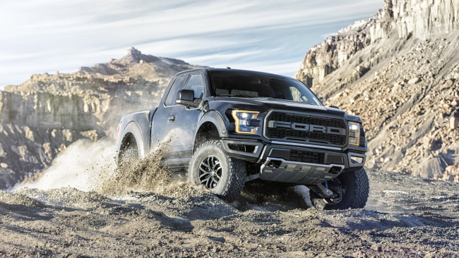 Обои картинки фото ford f-150 raptor 2017, автомобили, ford, raptor, f-150, внедорожник, 2017