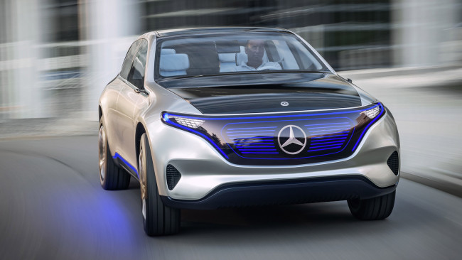 Обои картинки фото mercedes-benz generation eq-suv concept 2016, автомобили, mercedes-benz, eq-suv, 2016, concept, generation