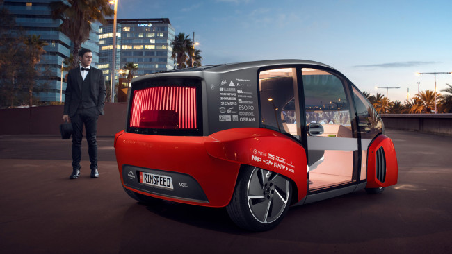 Обои картинки фото rinspeed oasis concept 2017, автомобили, выставки и уличные фото, 2017, rinspeed, oasis, concept