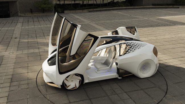 Обои картинки фото toyota concept-i univelis 2017, автомобили, toyota, univelis, concept-i, 2017