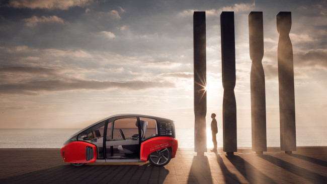 Обои картинки фото rinspeed oasis concept 2017, автомобили, выставки и уличные фото, 2017, oasis, concept, rinspeed