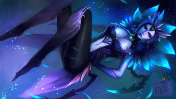 Картинка календари видеоигры взгляд 2018 девушка