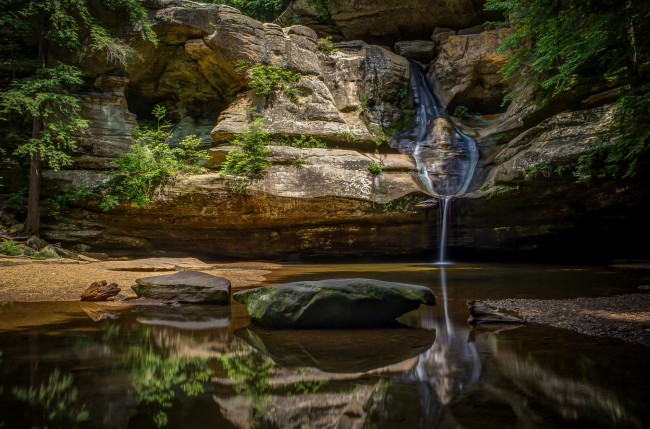 Обои картинки фото природа, водопады, простор