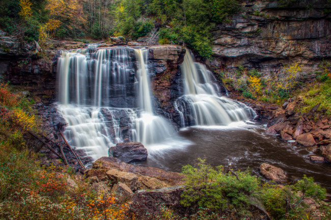 Обои картинки фото природа, водопады, простор