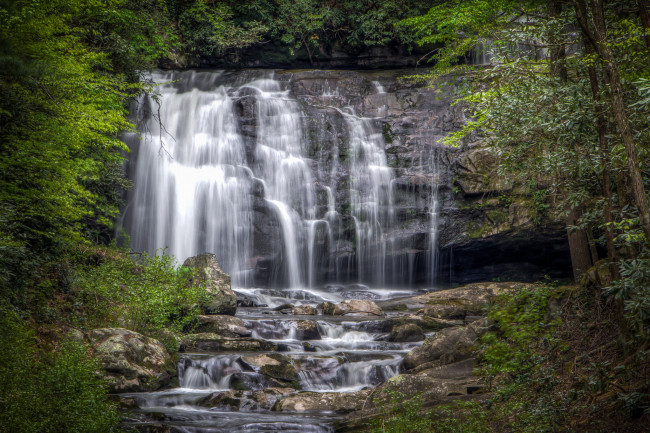 Обои картинки фото природа, водопады, простор