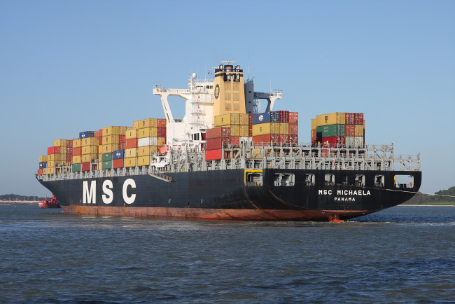 Обои картинки фото корабли, грузовые суда, контейнеровоз