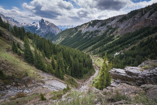 Обои картинки фото природа, горы, простор