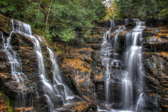 Обои картинки фото природа, водопады, простор