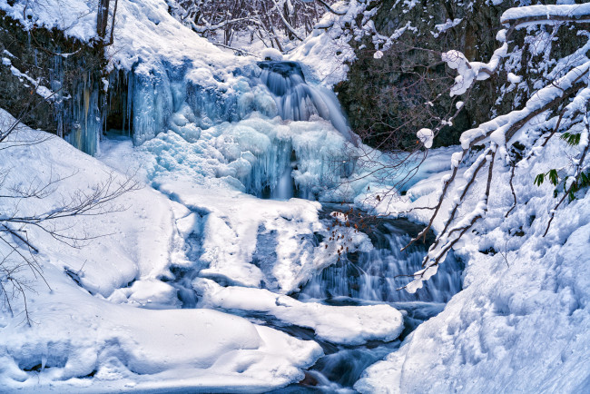 Обои картинки фото природа, зима, простор