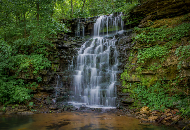 Обои картинки фото природа, водопады, простор