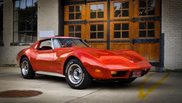 Картинка автомобили corvette 1976 chevrolet stingray