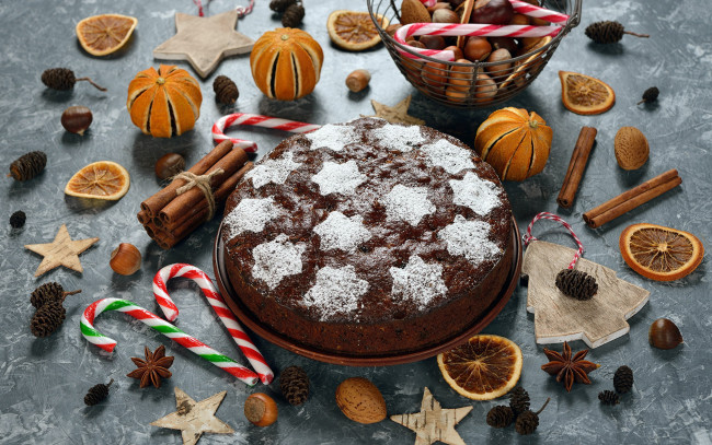 Обои картинки фото праздничные, угощения, пирог