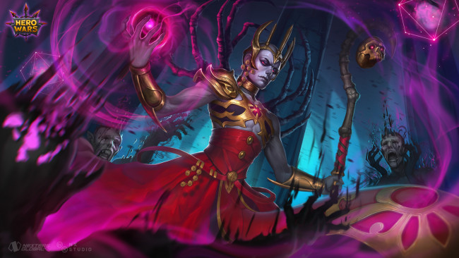 Обои картинки фото hero wars, видео игры, hero, wars