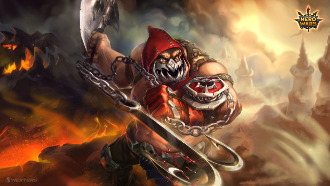 Обои картинки фото hero wars, видео игры, hero, wars