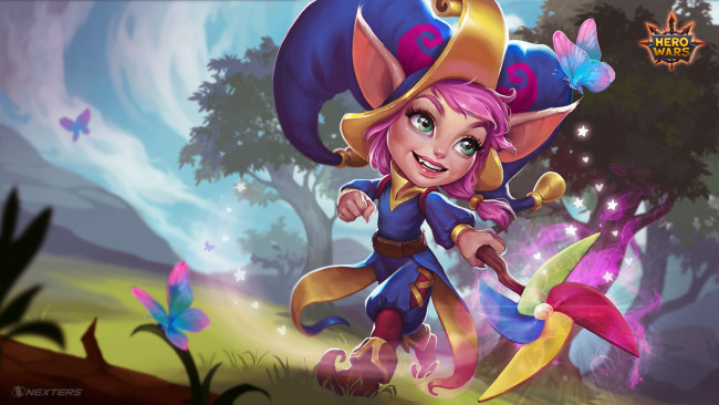 Обои картинки фото hero wars, видео игры, hero, wars