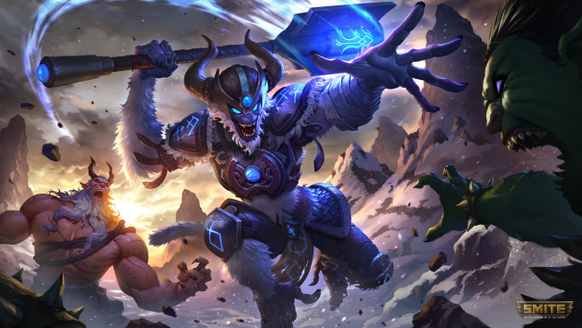 Обои картинки фото видео игры, smite