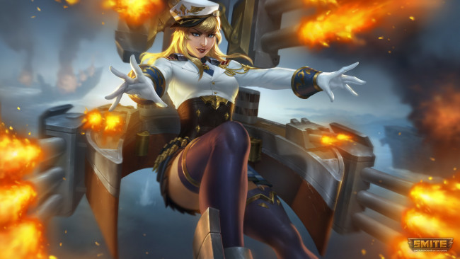 Обои картинки фото видео игры, smite