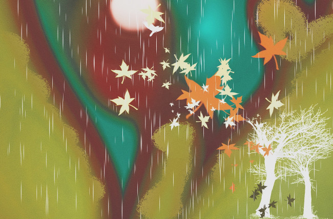 Обои картинки фото векторная графика, природа , nature, осень