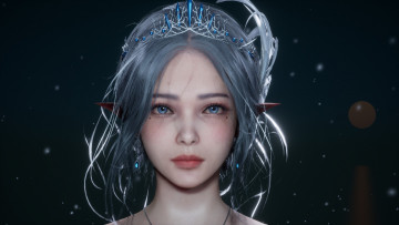 Картинка фэнтези _ghost+blade+ +призрачный+клинок эльфийка лицо