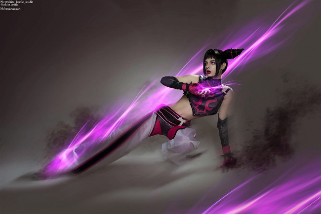 Обои картинки фото kurumirori, девушки, - креатив,  косплей, образ, костюм, движение