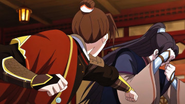 Картинка аниме tian+guan+ci+fu персонажи драка