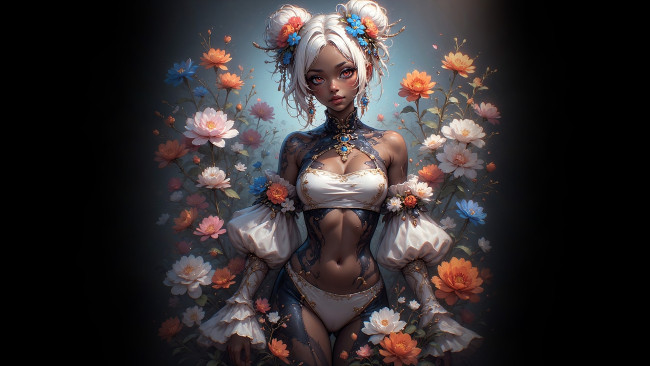 Обои картинки фото фэнтези, девушки, нейросети, графика, нейроарт, ai, art, нейронные, сети, рисунки, нейро, искусство, нейрографика, graphics, neuroart, neural, networks, drawings, neuro, neurography