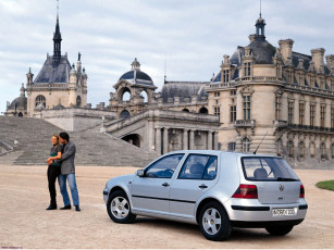 Картинка volkswagen golf автомобили