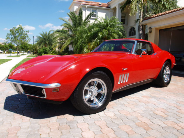 Обои картинки фото автомобили, corvette