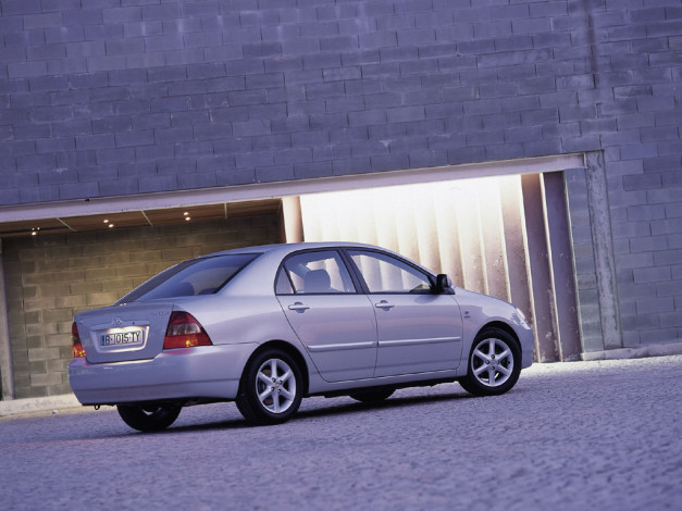 Обои картинки фото toyota, corolla, 2002, автомобили